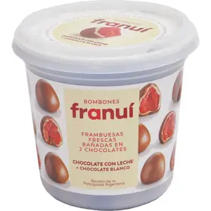 Franui chocolate de leche blanco 150 g