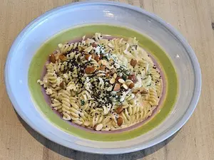 Pasta con salmon