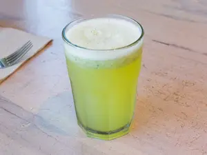 Pomela en vaso