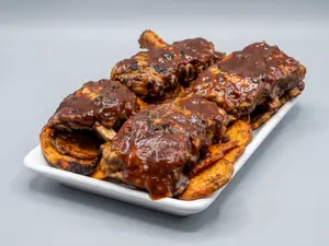 Ribs de cerdo a la barbacoa