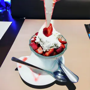 Frutillas con crema