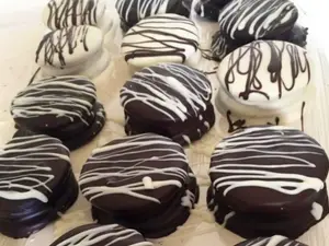 Alfajorcitos chocolate con dulce x250gr