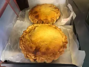 Tarta de jamón y queso