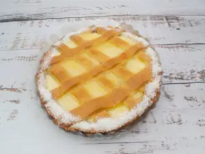 Tarta de Ricotta con Dulce de Leche