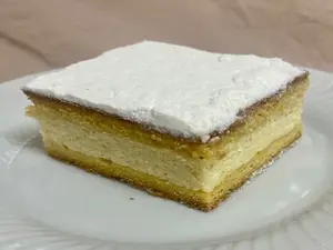 Porción tarta ricota