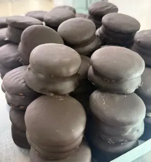 Alfajor choco y dulce