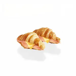 Croissant de jamón y queso