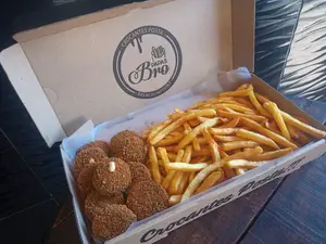 Croq espinaca queso papas med