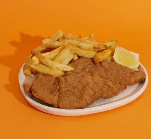 Milanesa de suprema al plato