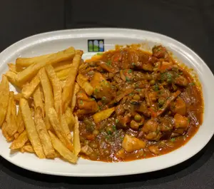 1/4 pollo a la cazadora