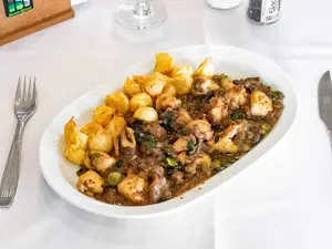 1/4 pollo al verdeo