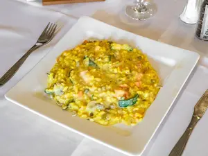 Arroz con vegetales