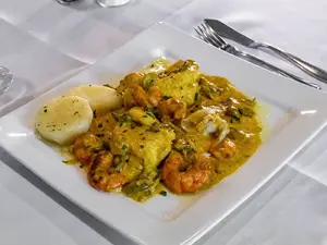 Filete de lenguado al azafrán