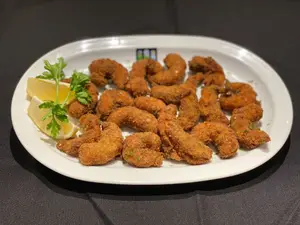 Gambas a la milanesa