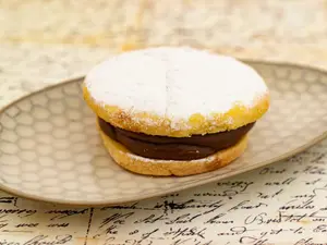 Alfajor sable dulce de leche