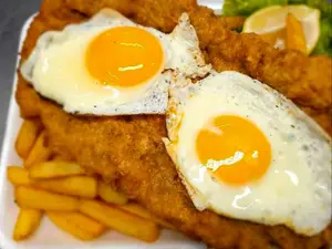 Milanesa a caballo