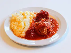 Albóndigas con puré
