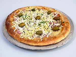 Pizza muzzarella huevo