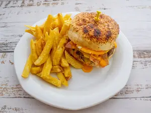 Burger cheddar
