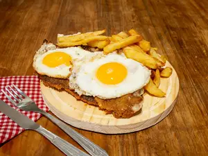 Milanesa A Caballo De Carne