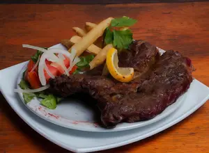 Bife de chorizo p/compartir