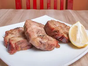 Bondiola con guarnición