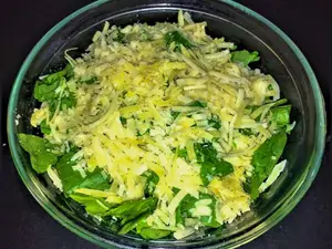 Ensalada rúcula y parmesano ch