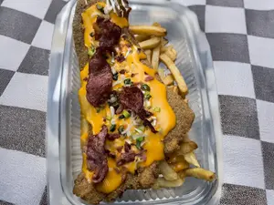 Mila de matambre cheddar/bacon