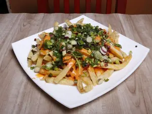 P/fritas ched/bacon/verdeo xl
