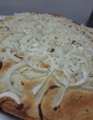 Pizza fugazza