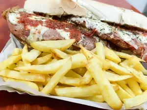 Sánd de suprema napo c/ fritas