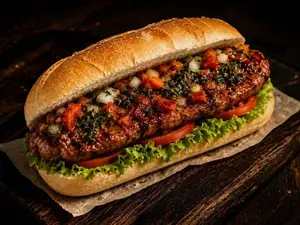 Super choripan xl lech y tomat