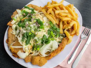 Milanesa Súper Fugazzeta