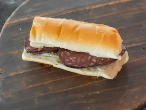 Sándwich de morcilla