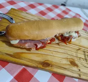 Sándwich Matambre A La. Pizza