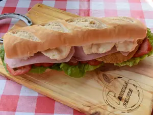 Sáng milanesa pollo comple p/2