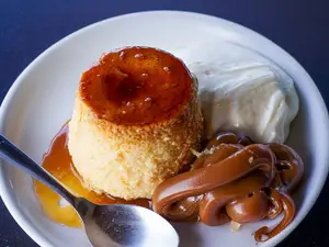 Flan Con Dulce O Crema