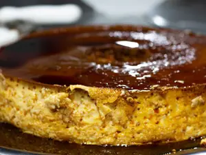 Flan Casero Con Caramelo