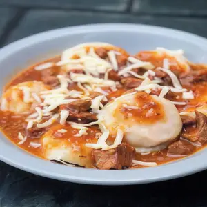 Sorrentinos de jamón y mozza