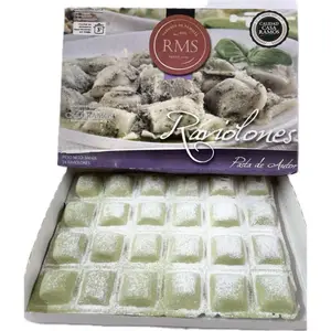 Raviolones Masa Verde Ricota, Mozzarrella Y Albahaca 24 Unidades