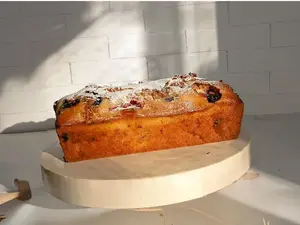 Budín De Limón Y Fr.Rojos