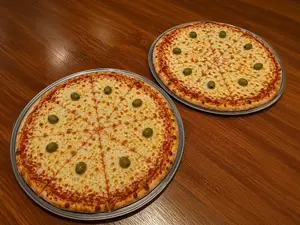 2 pizzas muzzarela