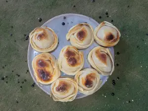 6 empanadas de jamón y muzza