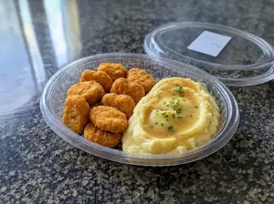 Nuggets con pure de papa