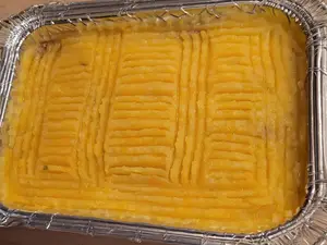 Pastel de calabaza y carne