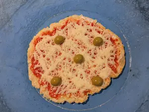 Pizza sin tacc individual, con queso sin tacc