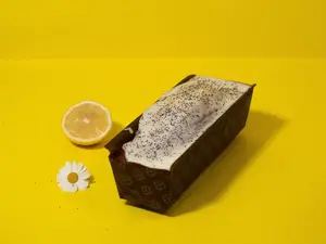 Budin de limon y amapola - SIN GLUTEN