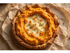 TARTA IND. CALABAZA Y MUZZARELLA