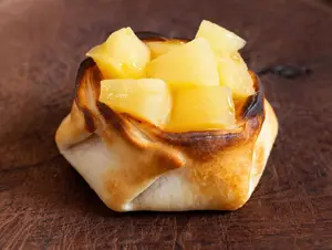 Canastita jamón y ananá