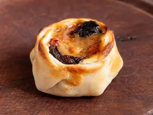 Canastita panceta y ciruela